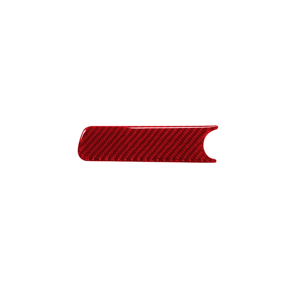 Red Carbon Fiber Below Of Handbrake Cover Trim for Hyundai for Elantra 2016-2018