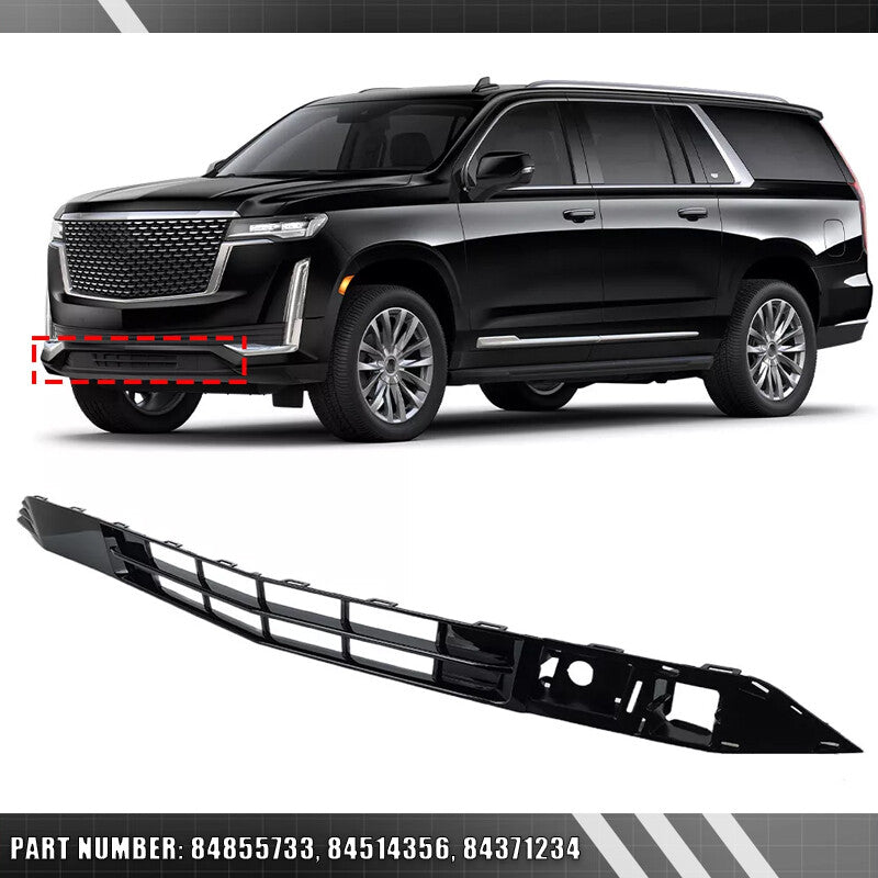 Fits 2021-2023 for Cadillac for Escalade 84855733 New Black Front Lower Bumper Grille