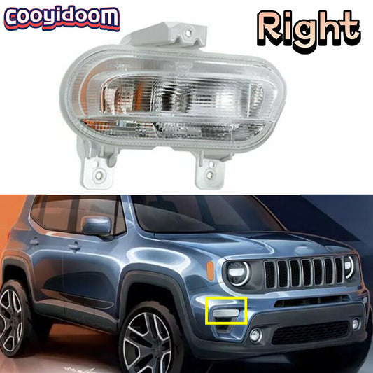 Right Front Fog light Turn Signal Light Fog Lamp For 2019-2020 for Jeep Renegade