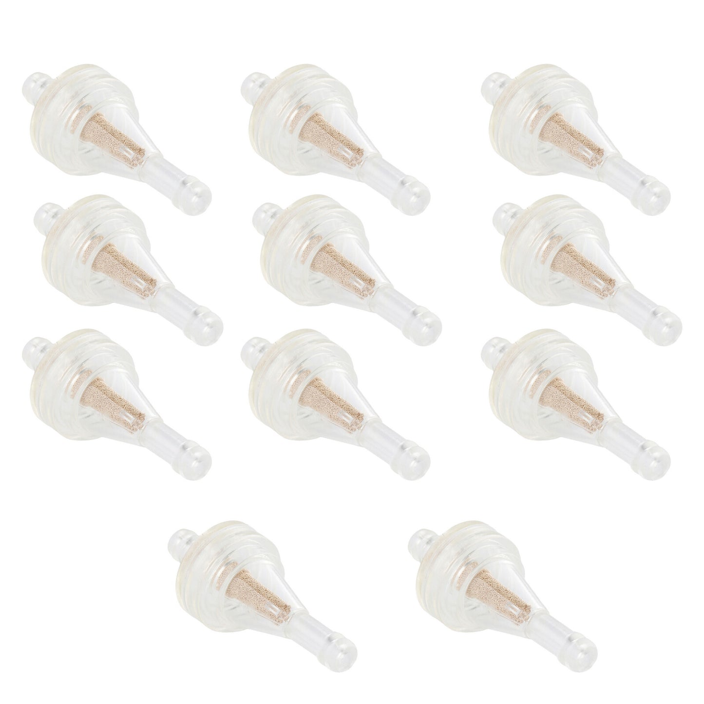10x 1/4in 6mm Inline Gas Fuel Filter Universal for Motorcycle Dirt Bike ATV UTV
