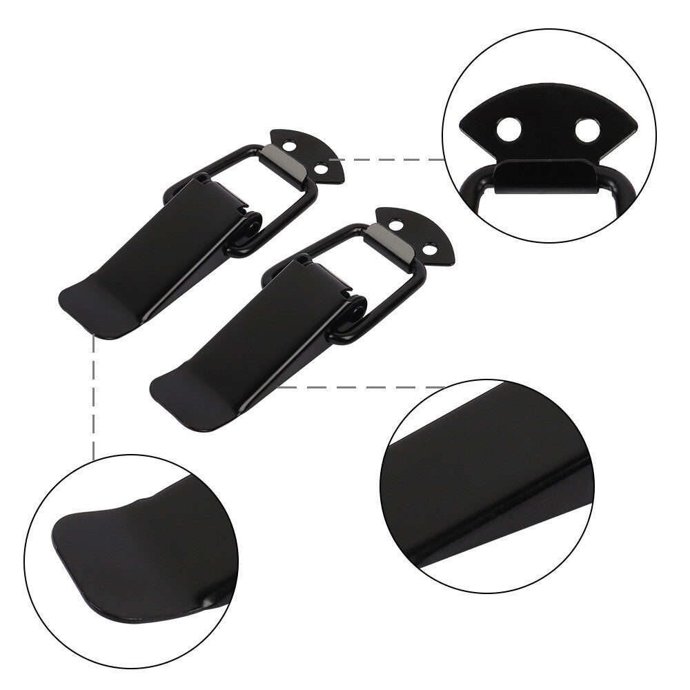 2Pcs Quick Release Car Bumper Buckles Fasteners Trunk Front Rear Fender Bumper S