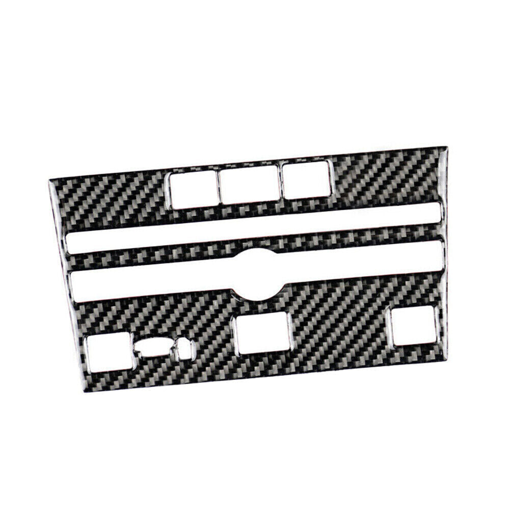Carbon Fiber Interior CD Panel Frame Trim Cover Fit for Infiniti Q50 Q60 2014-2019