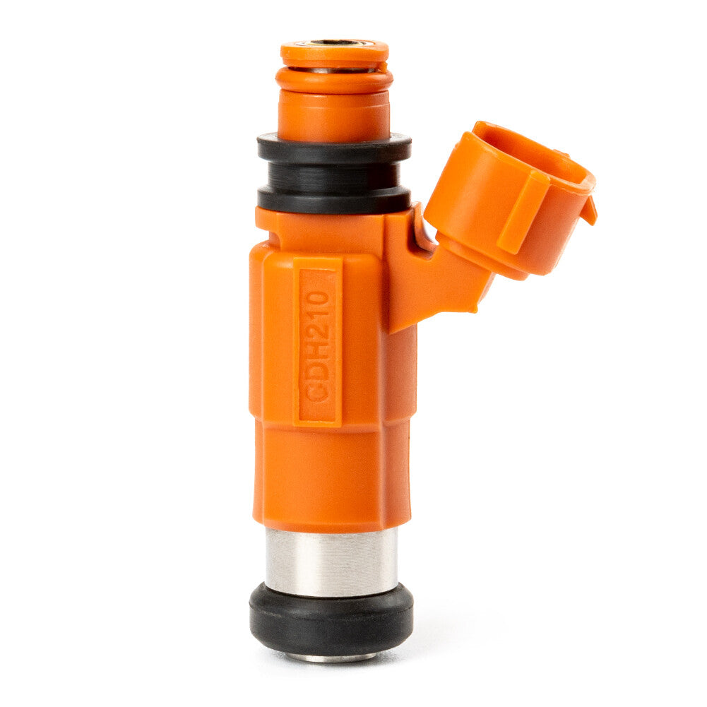 Four-piece fuel injectors are suitable for Mitsubishi Mirage 1997-2001 1.8L and Eclipse 2000-2005 3.0L.