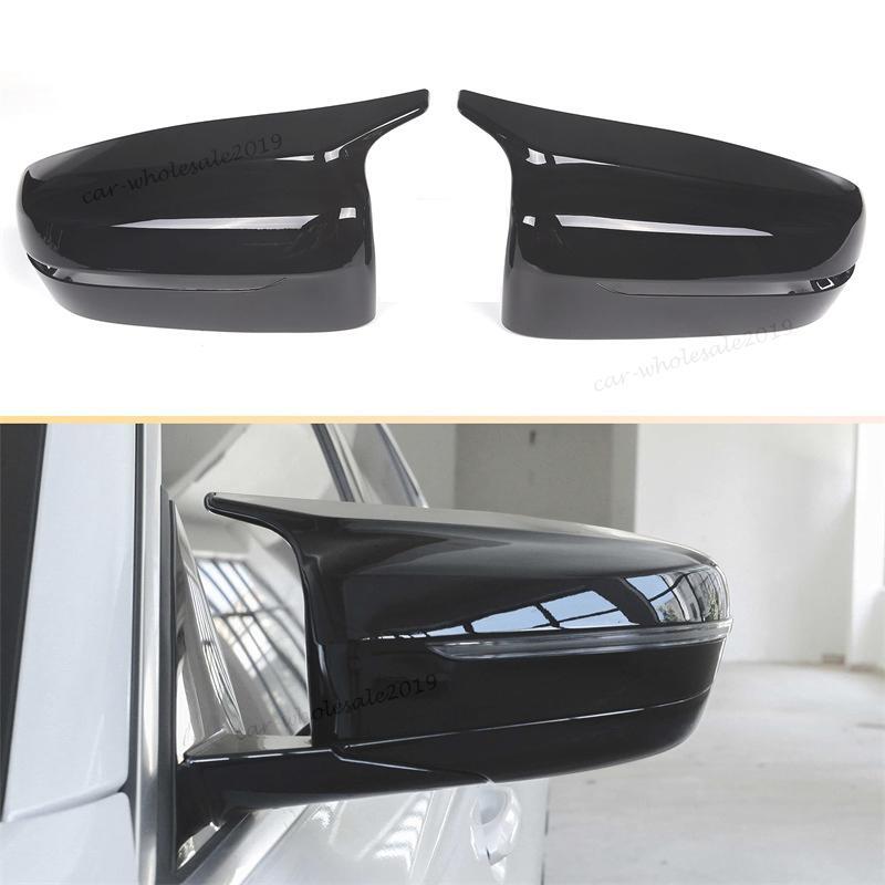 Suitable for 2017-2022 for BMW G30, G20, G11, G12 M models, glossy black side mirror covers.