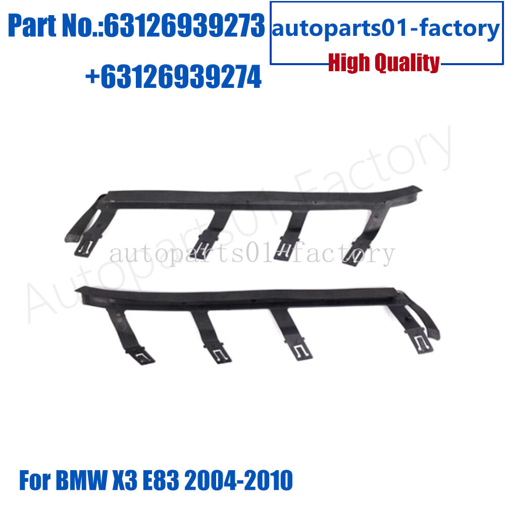 1Pair Headlight Gasket Upper Headlamp Cover Seal Strip for BMW X3 E83 2004-2010
