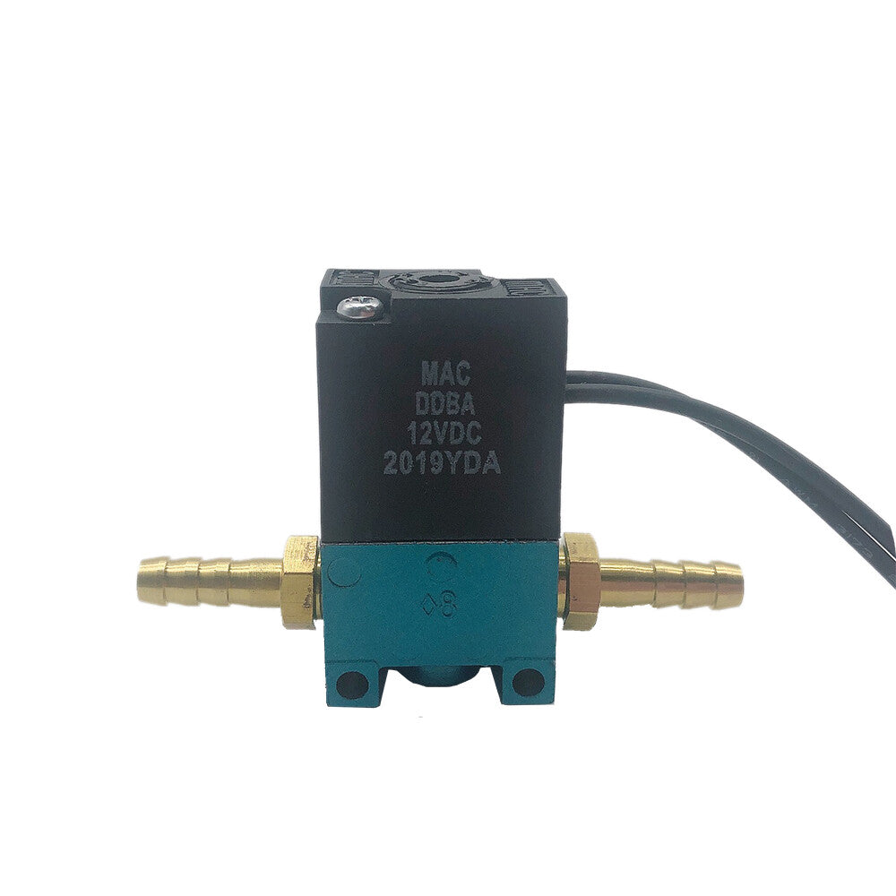 ECU 3Port 12V Electronic Boost Control Solenoid Valve W/ Brass Fittings PWM MAC