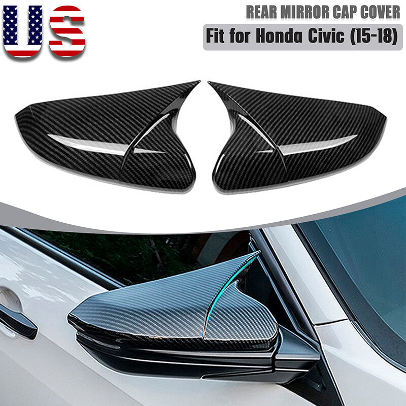 Replacement cover for 2016-2021 for Honda civilian carbon fiber side mirrors.