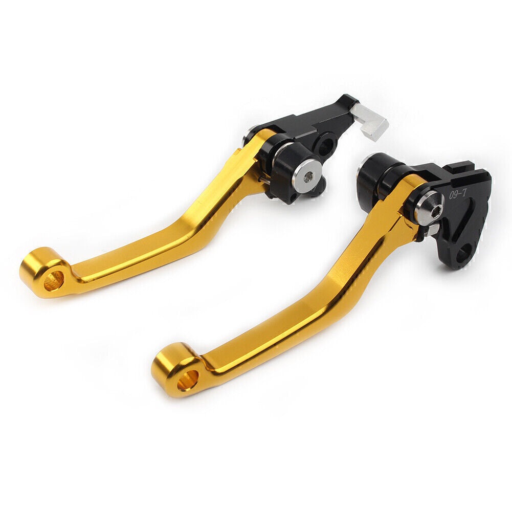 Fit for Kawasaki KLX250 D-TRACKER 1993-1997 Pivot Dirt Clutch Brake Levers GOLD