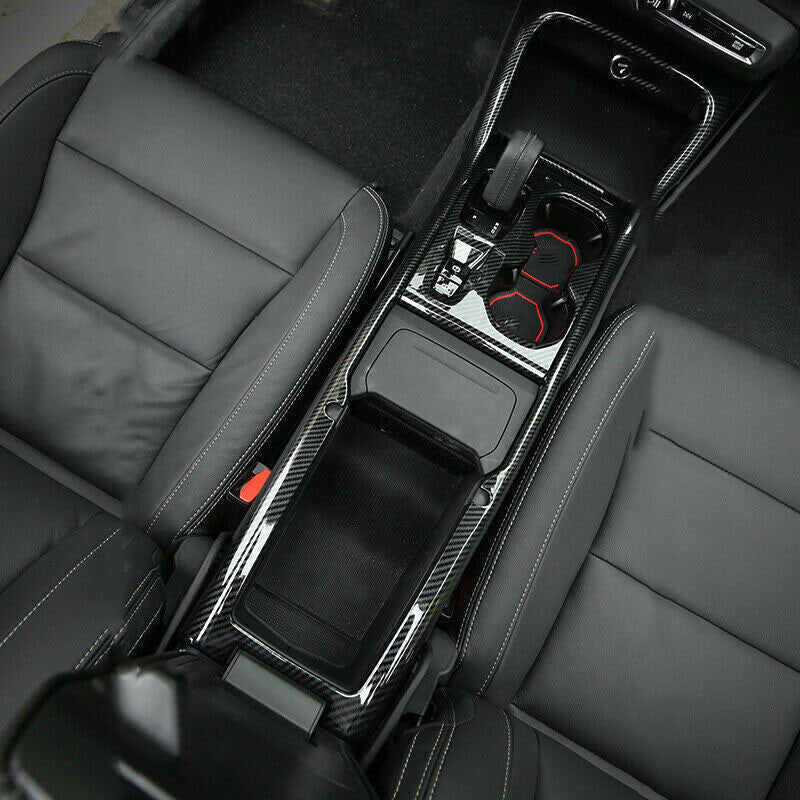 for Volvo XC40 2019-2022 Carbon Fiber ABS Central Console Gear Shift Frame Trim