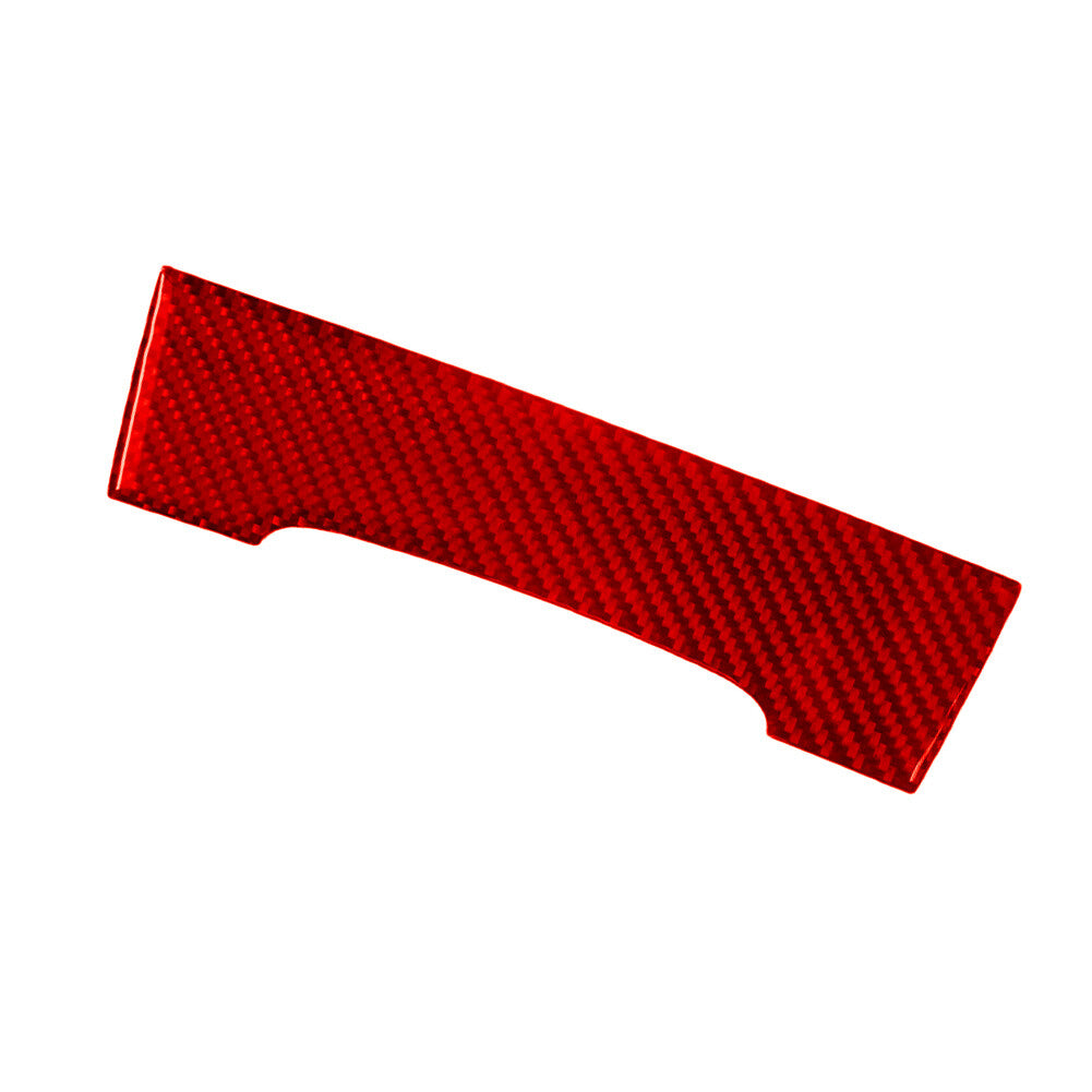 Console Gear Shift Panel Trim Interior Carbon Fiber for VW for Passat 2006-2011 Red