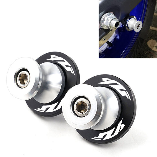 Schwingenspulen Slider Stand Schrauben M6 f¨¹r for Yamaha YZF R1 R3 R6 Motor Silber