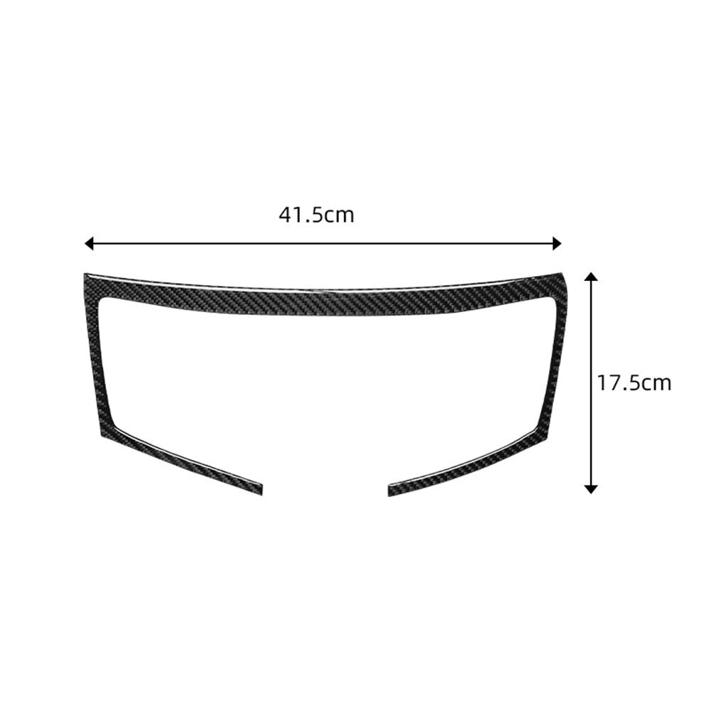 Carbon Fiber Central Control Air Outlet Vent Frame Trim for Honda Accord 2013-17