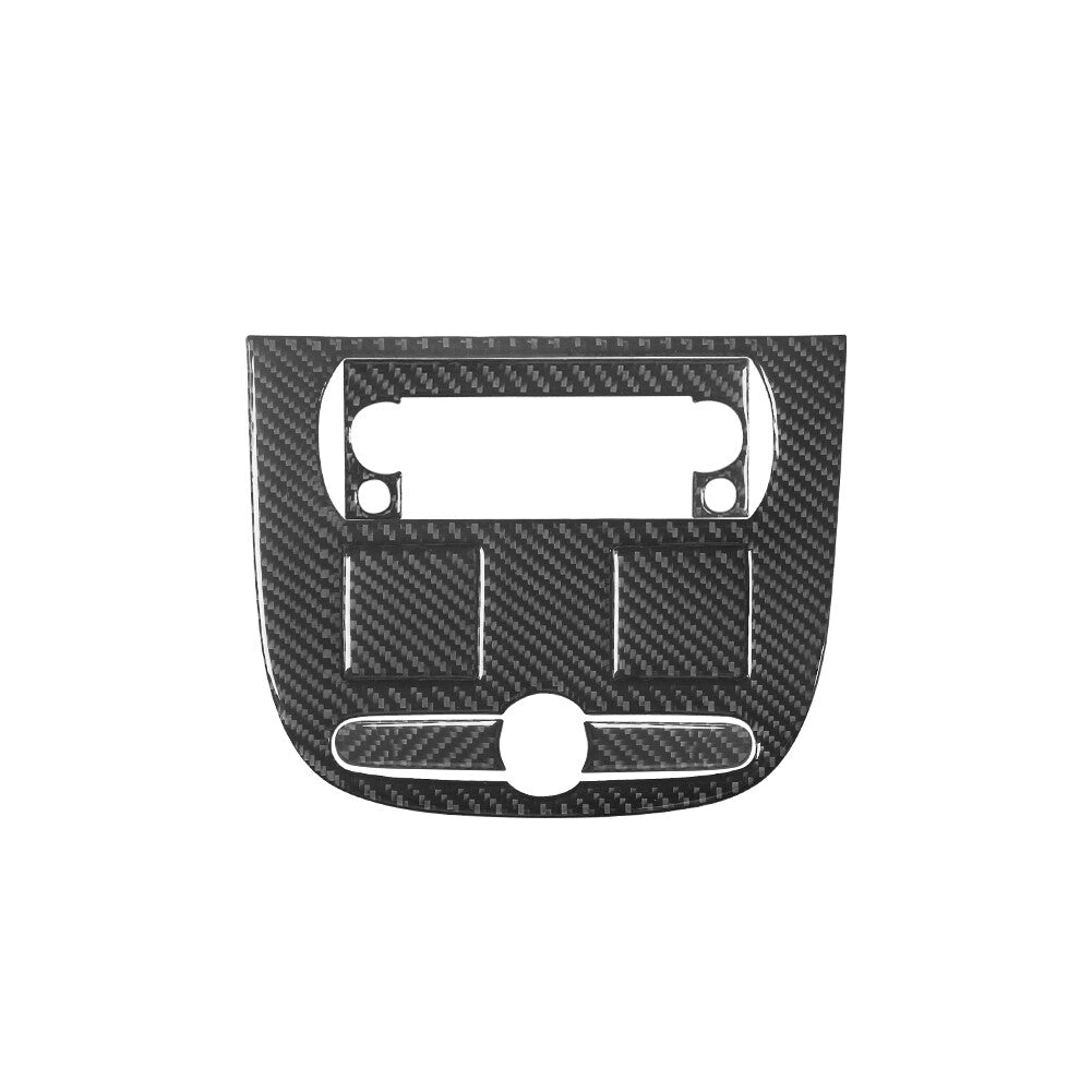 Carbon Fiber Rear Audio Console Trim For Silverado/tahoe/ for sierra 2007-2014 Type C