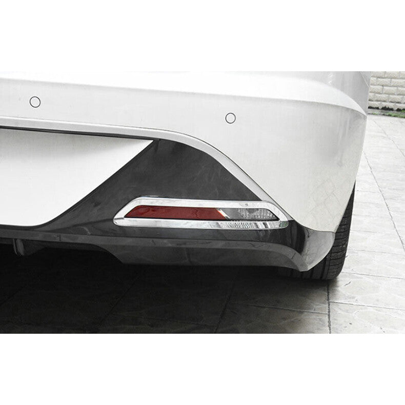 for Hyundai Sonata 2020-2023 Chrome Rear bumper Fog Light Frame cover decor Trim