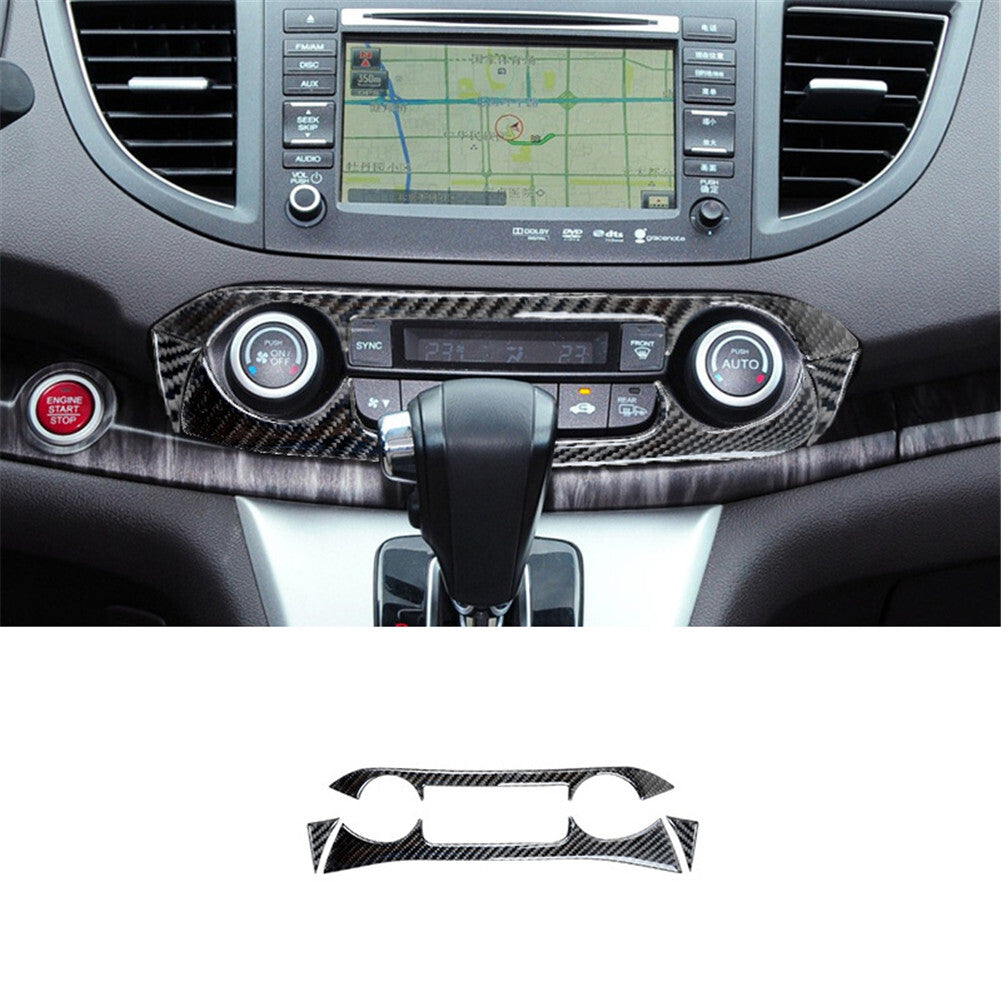 Carbon Fiber Digital Climate Control Trim for Honda CRV CR-V 2012-2016 Type-B