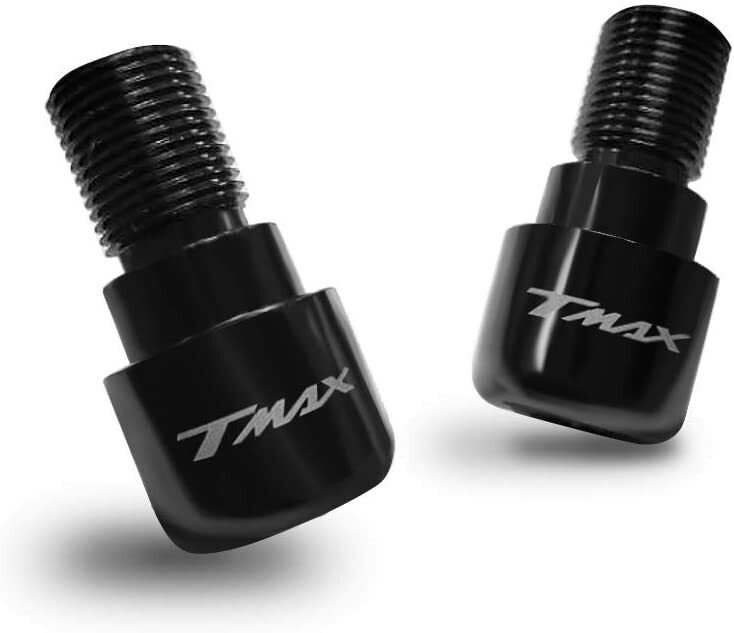 Black HandleBar Slide Terminal Grips Bar End for YAMAHA T-MAX 500T-MAX 530 15-16