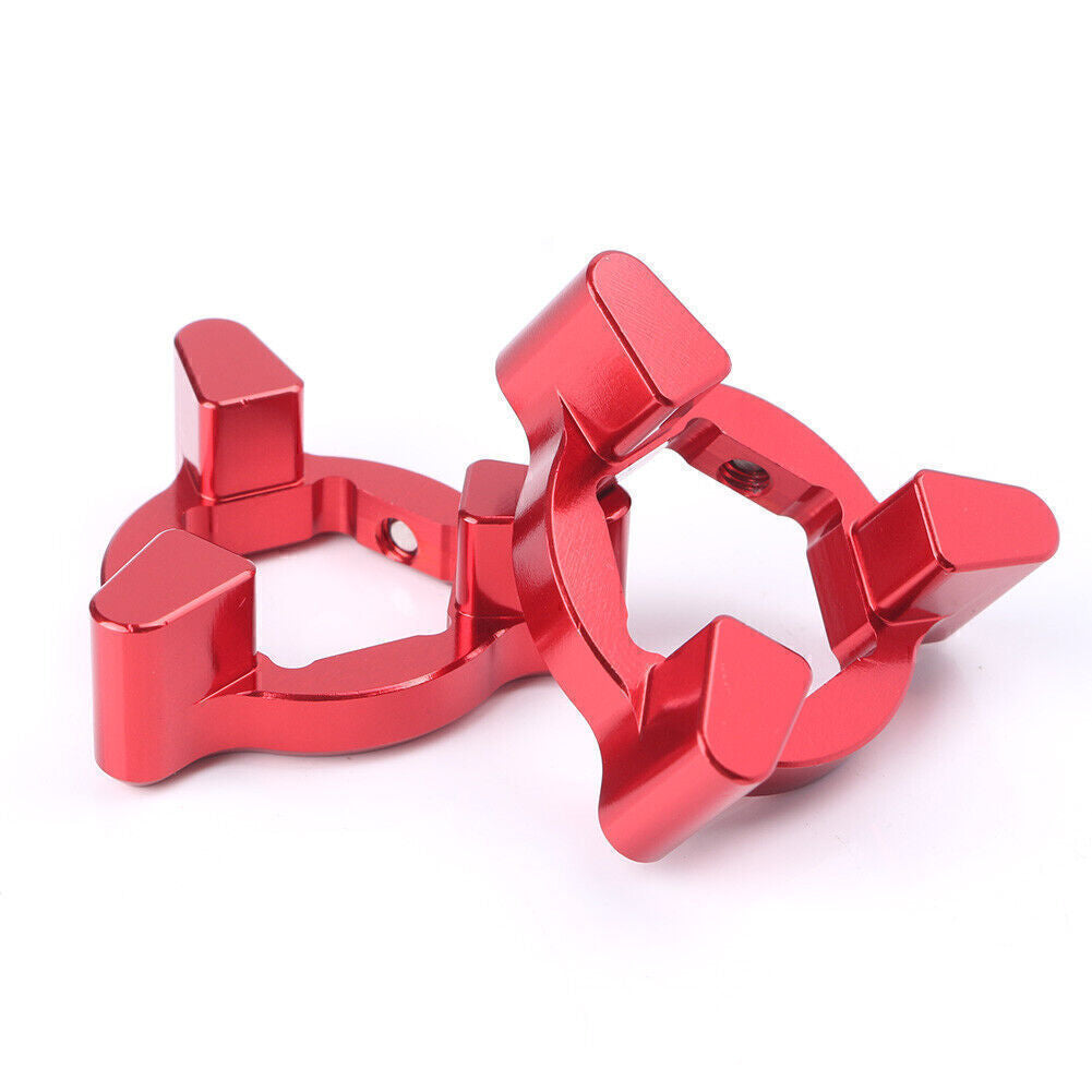 19mm Motorcycle Front Anodized Fitk Preload Adjusters Universal Red