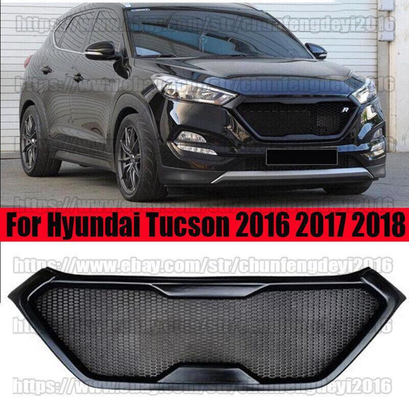 Front Grill Black Honeycomb Grill Grille Refit for Hyundai for Tucson 2016 2017 2018