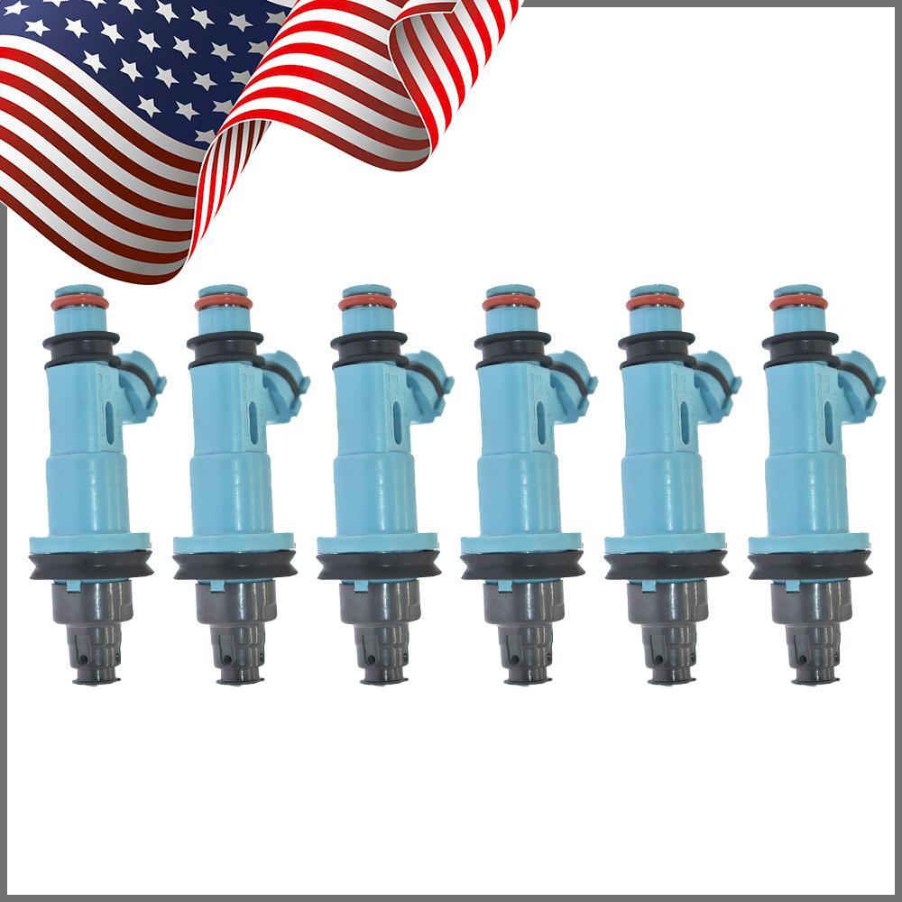 Set of 6 Fuel Injectors 23250-46090 for Toyota GS300 1998-2005 for Toyota Supra