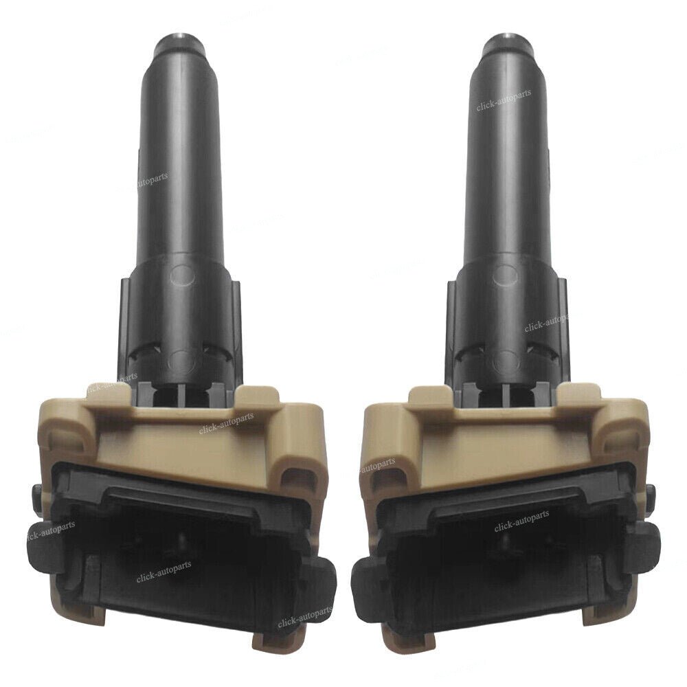 2X for Mazda CX-5 2011-17 Left+Right Headlight Washer Spray Nozzle Jet Cover Cap