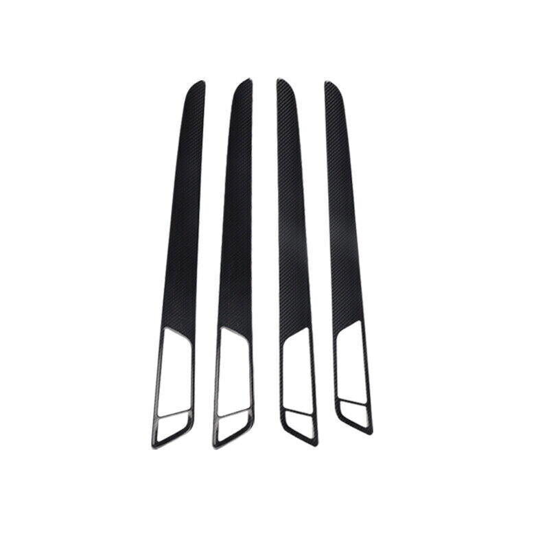 Fit for Audi Q5 2009-17 ABS Carbon Fiber Inner Door Panel Molding Strip Trim 4P