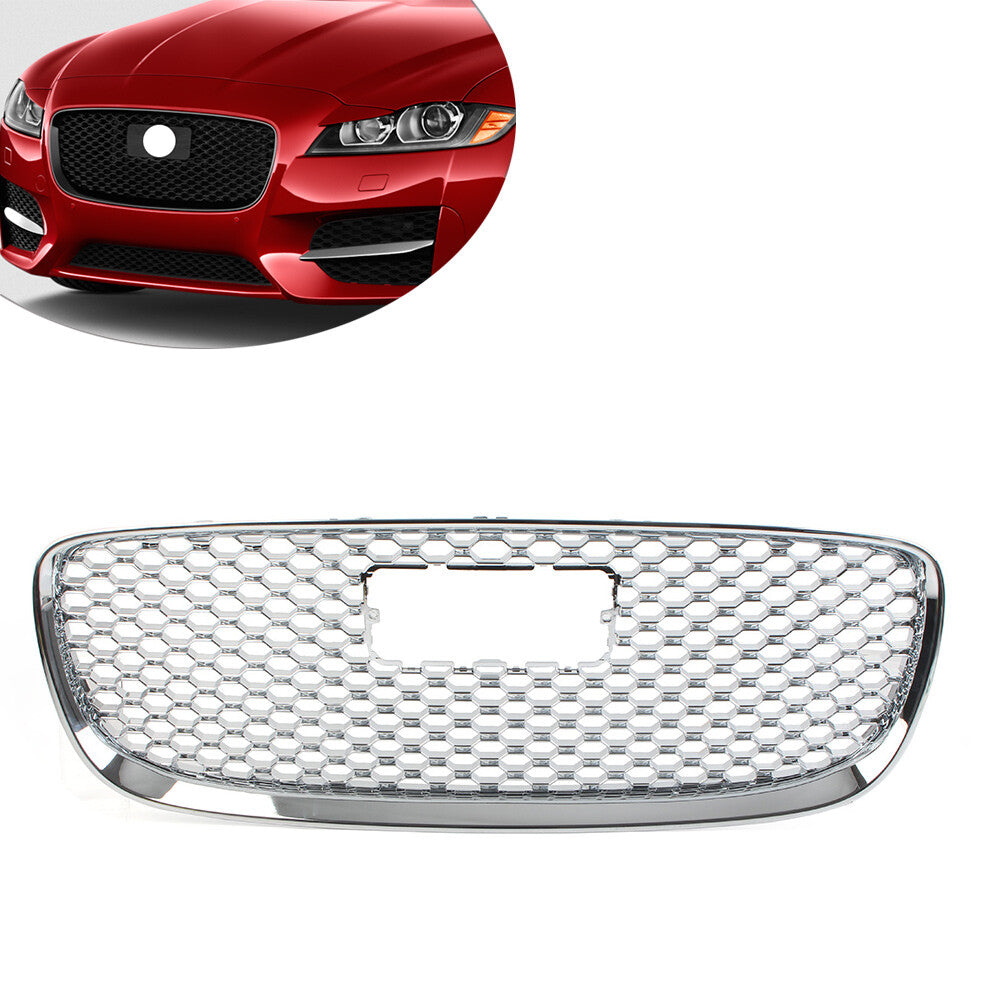 Front Bumper Air Intake Grille Square Hole Grille for Jaguar XF 2016-19 T2H3983