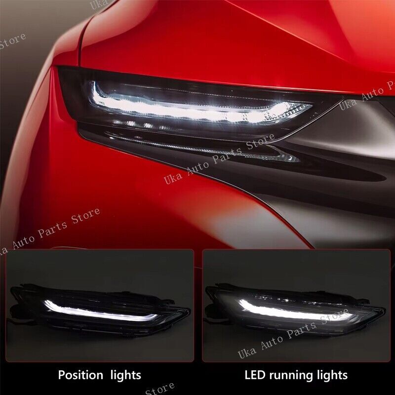 LED DRL headlights (high and low beam) for left-hand use on for Chevrolet Blazer 2019-2021