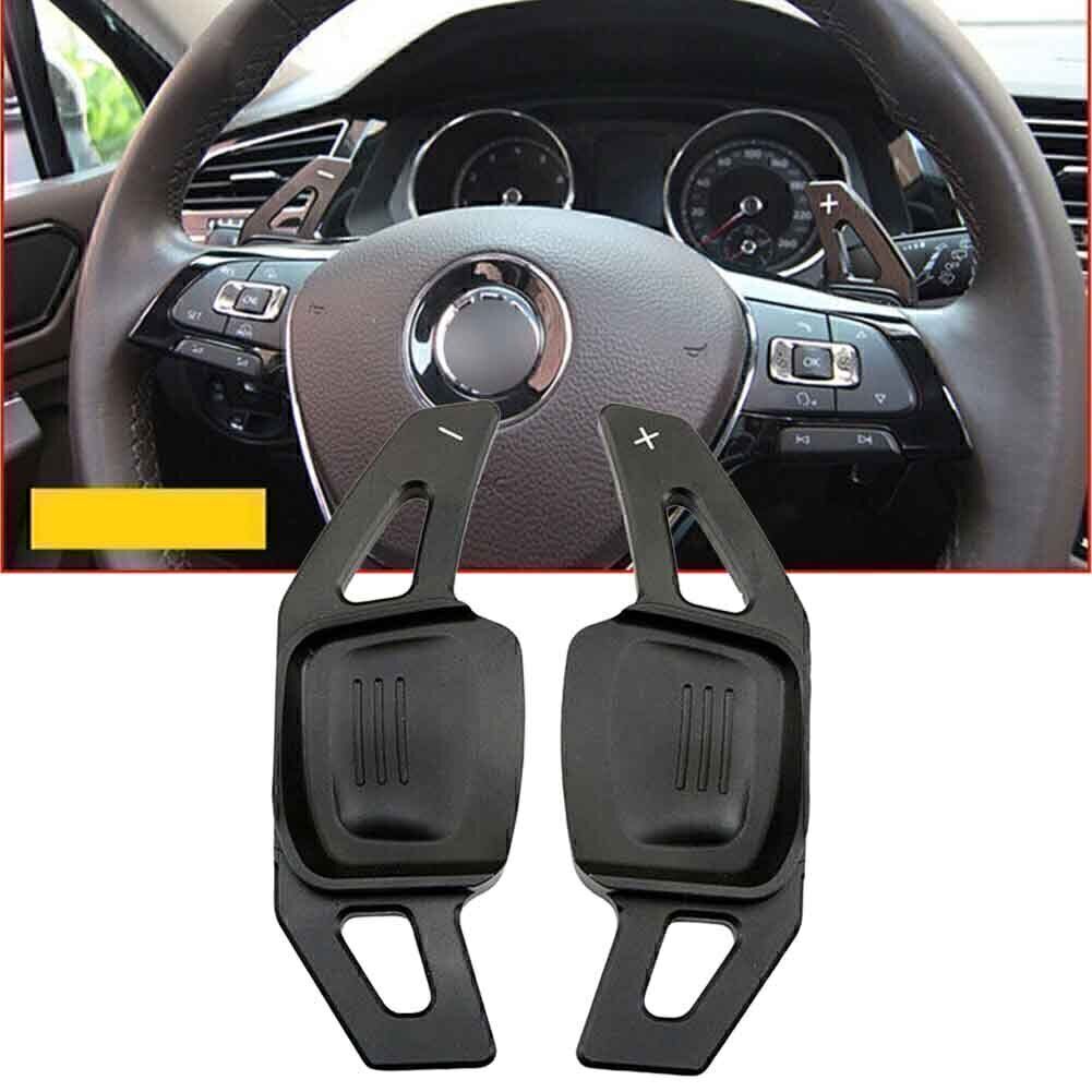 Black Steering Wheel Paddle Shifter Extension for VW for Tiguan for Golf 7 MK7 for Passat B8