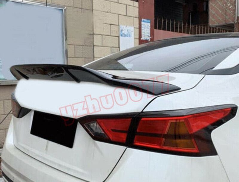 for Nissan Altima 2019-2022 Carbon Fiber Rear Tail Trunk Sport Spoiler Wing Lip