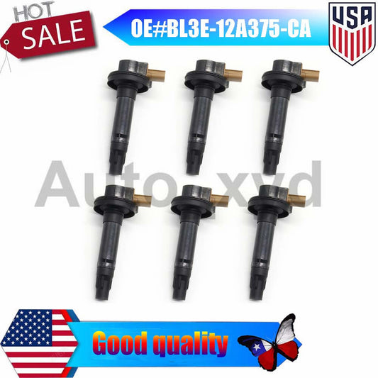 6-pack of brand new ignition coils suitable for Ford Explorer, Taurus, F150, and for Lincoln Ecoboost 3.5L.