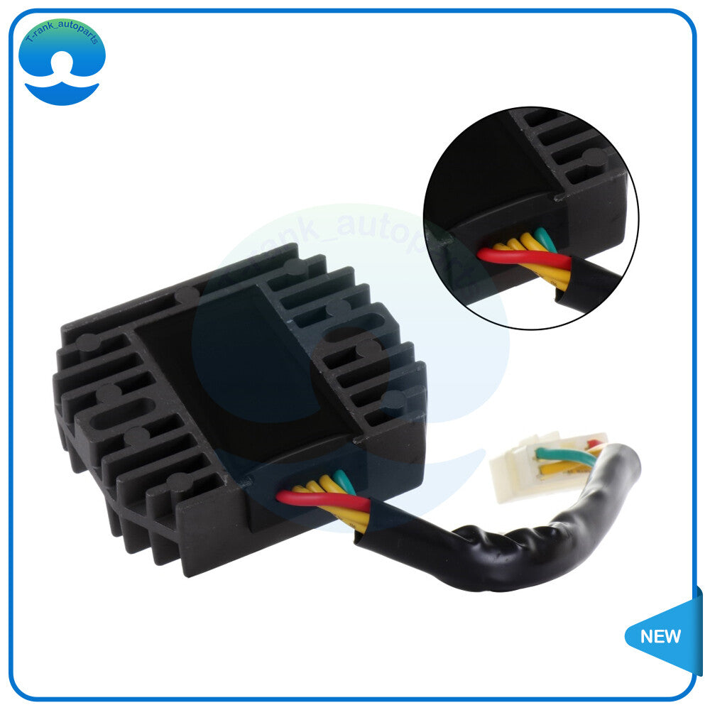 Black Voltage Regulator Rectifier 3430-016 for 1997-1998 Arctic Cat Bearcat 454