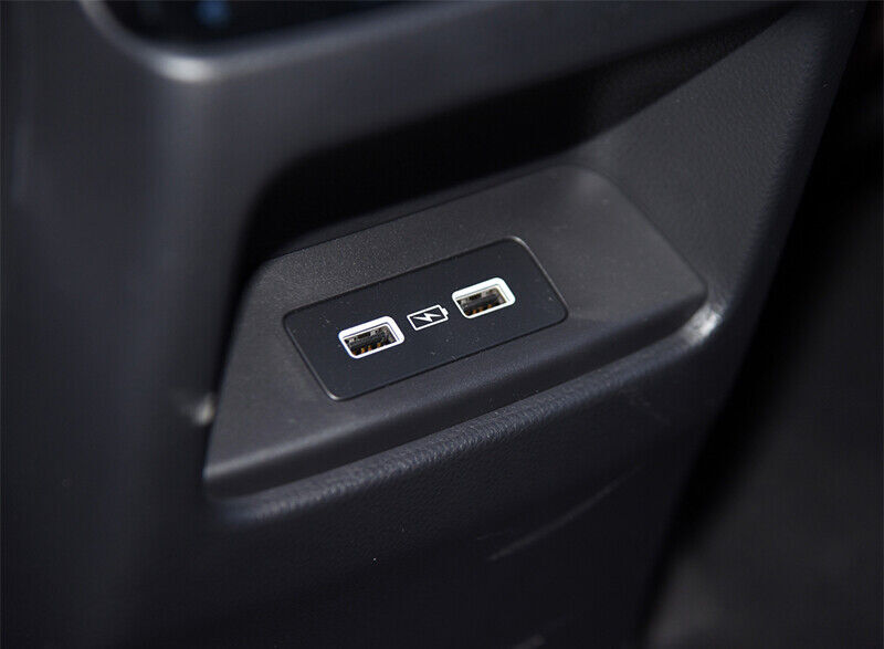Matte Silver Control Frame Trim Rear USB Socket ABS for Honda CRV CR-V 2023-2024