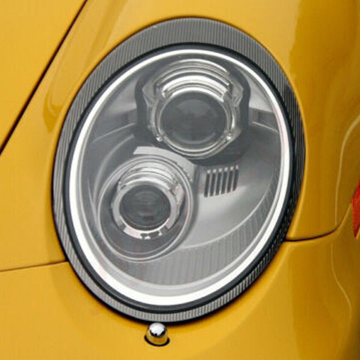 Replacement headlight lens cover for Porsche 997/911 Carrera 2006-2012 models.