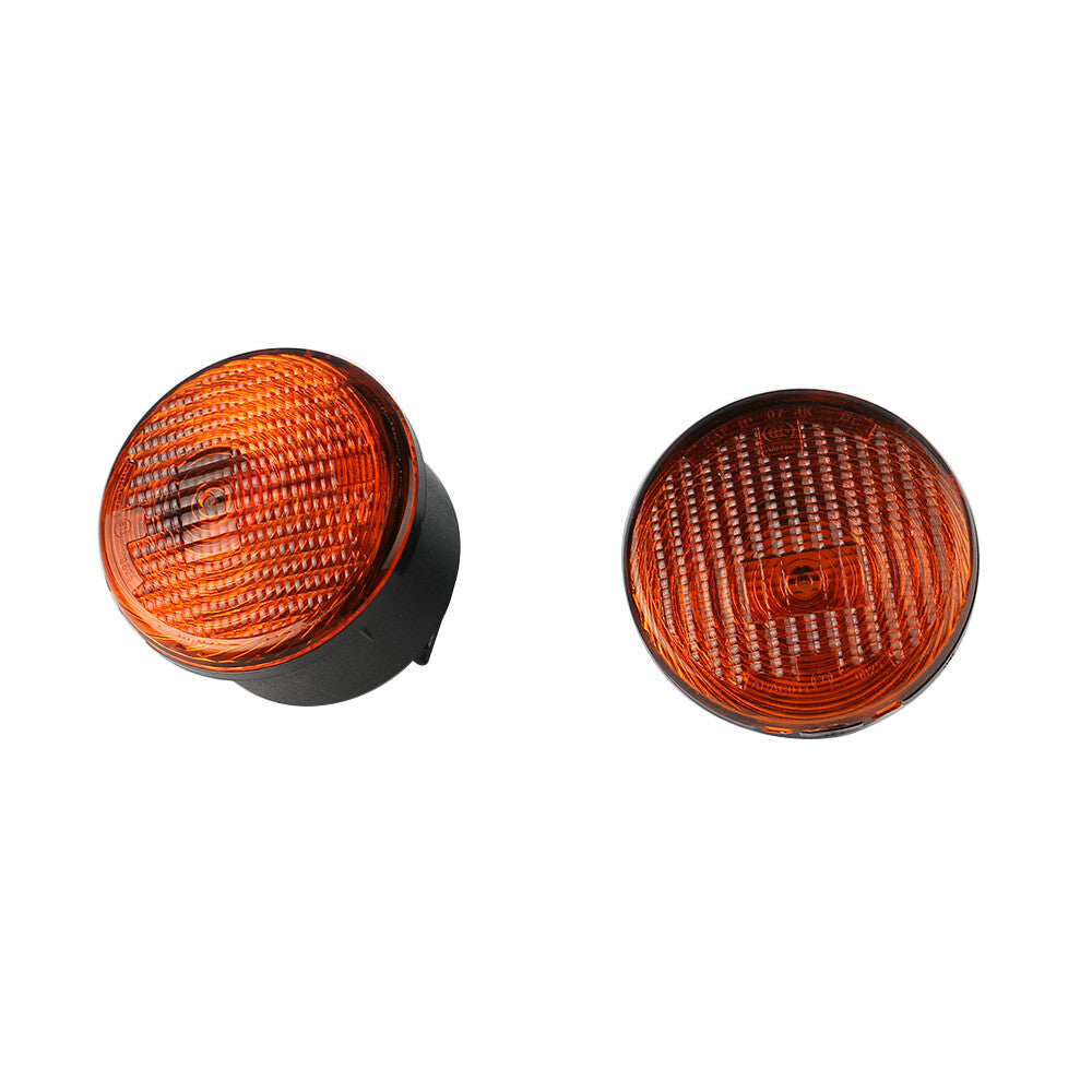 Fits For 07-2013 for Jeep for Wrangler Front Left Right Turn Signal Park Lamp NO Bulb