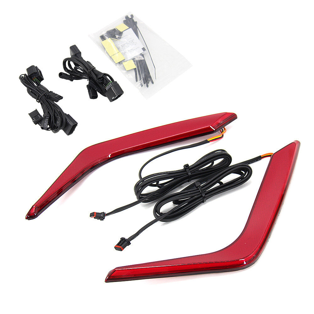 Rear Saddlebag Brake Decorative Lights Accents for Honda Goldwing GL1800 2018-21