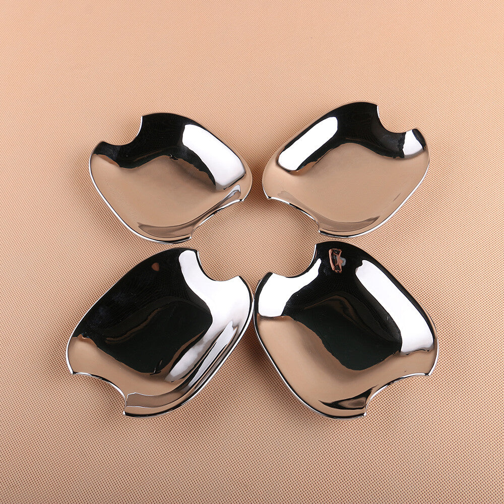 4x Chrome Door Handle Cup Bowl for Toyota 2006-2011 for Camry | 2008-2010 Highlander