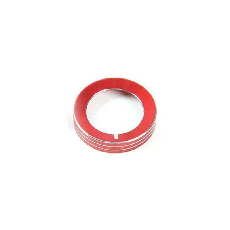 Red Aluminum Function Control Button Button Trim 1PCS for Ford for Mustang 2015-2022