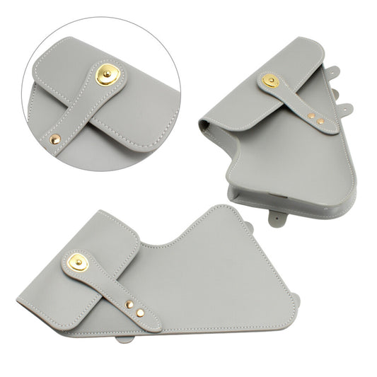 Motorrad Wartung Rahmenseiten Werkzeugtasche Retro Leder f¨¹r for BMW RnineT Silber