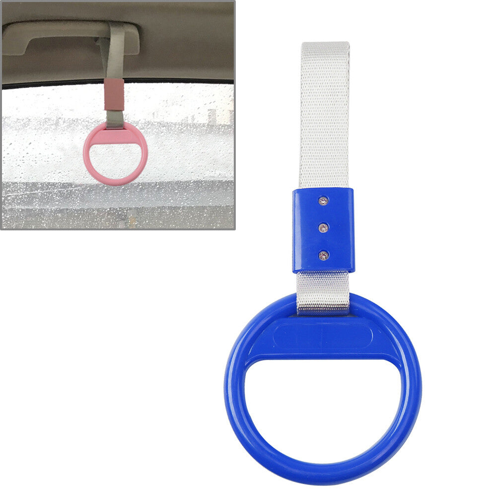 JDM Train Bus Handle Hand Strap Car Interior Styling Drift Charm Straps Blue