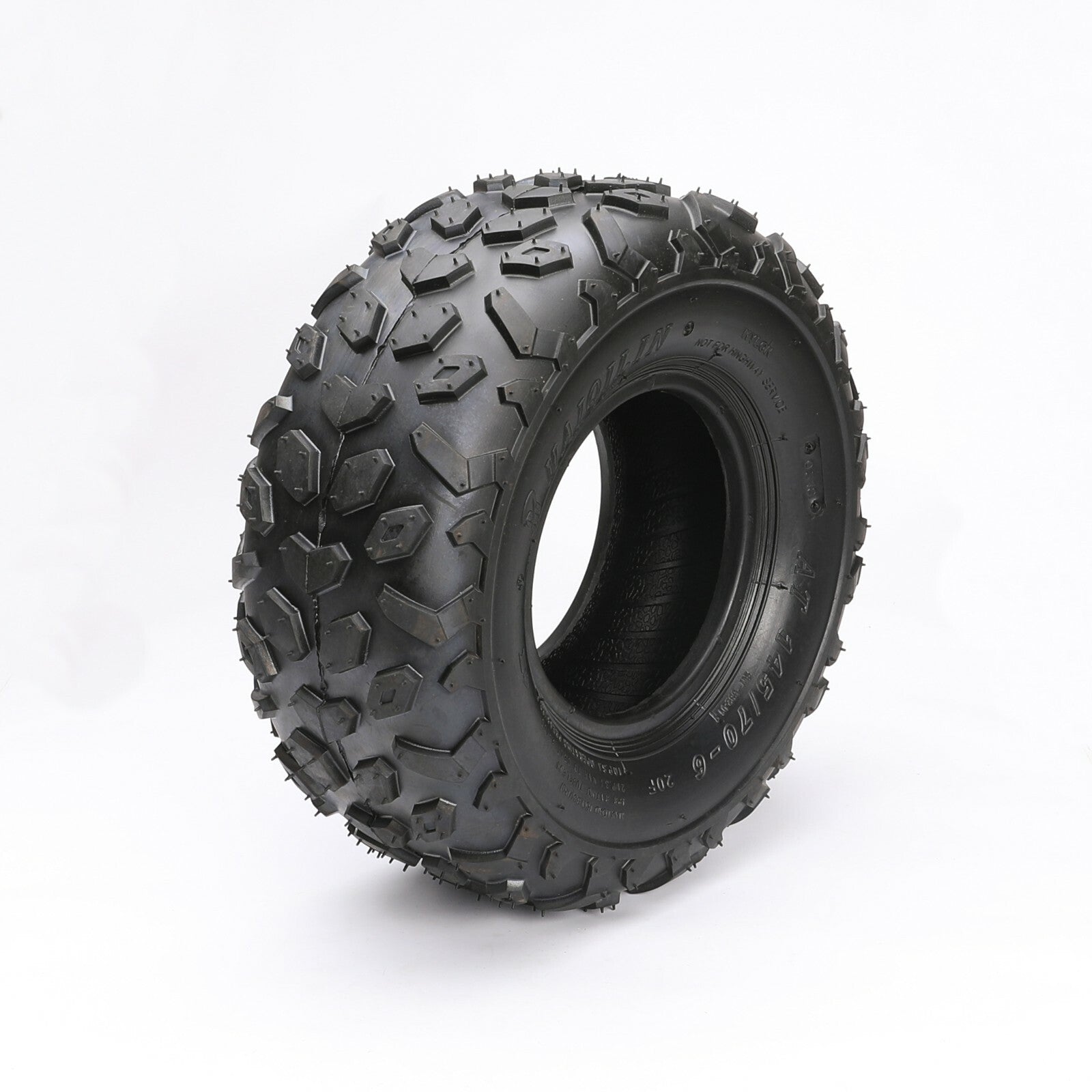 4-Piece Pack of 6-inch All-Terrain Tires 145/70-6 (145x70-6) Suitable for Mini Bikes, Go-Karts, 70cc, 125cc