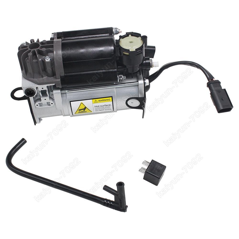 Air Suspension Compressor Pump W/Pipe Relay for Mercedes W220 W211 W219 Airmatic