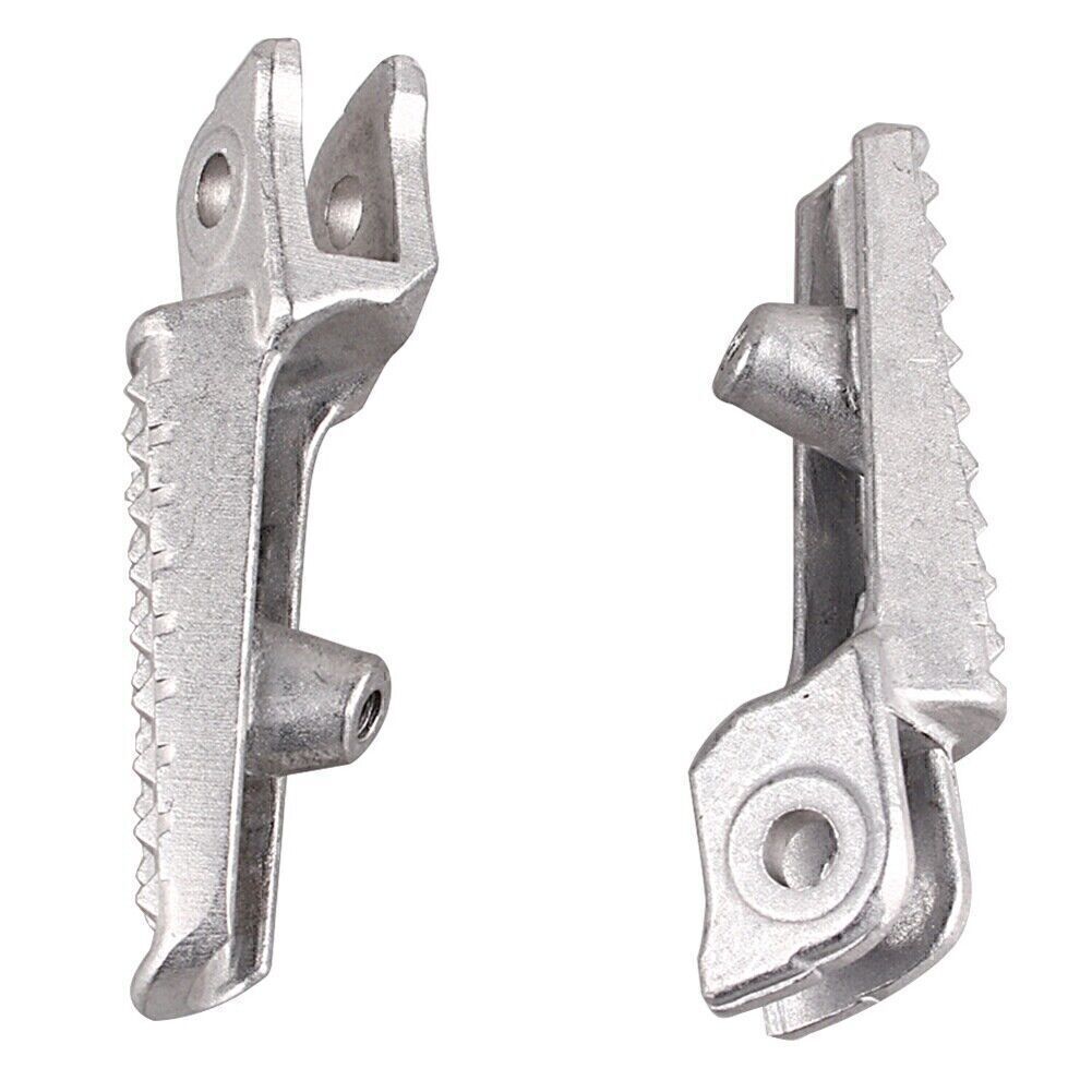 Front Bracket Foot Pegs Footrest Set for Honda CBR600RR CBR1000RR CB1000R Silver