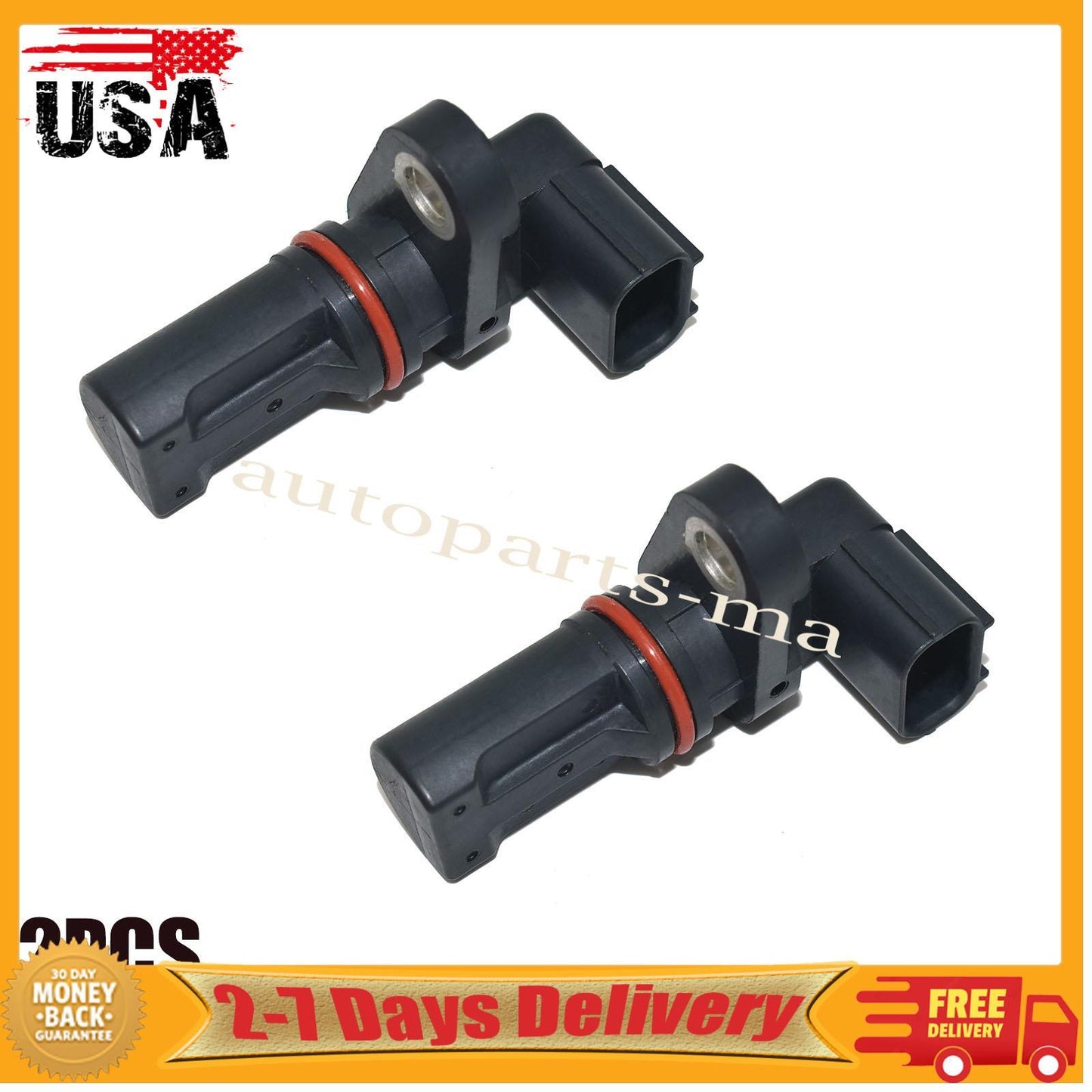 2x Crankshaft Position Sensor 37500-RB0-006 for Honda Fit Insight for Civic J5T33271