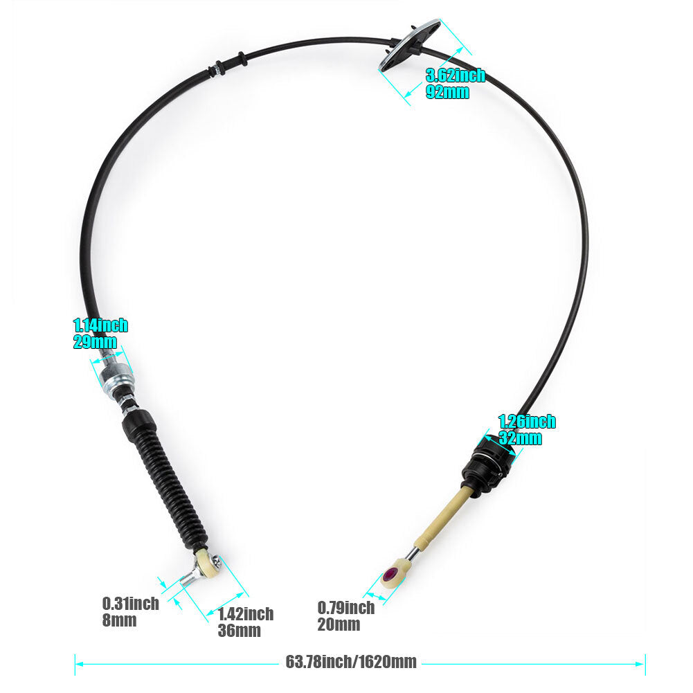1-piece shift control cable assembly for Toyota 2004-2010 for Sienna automatic transmission.