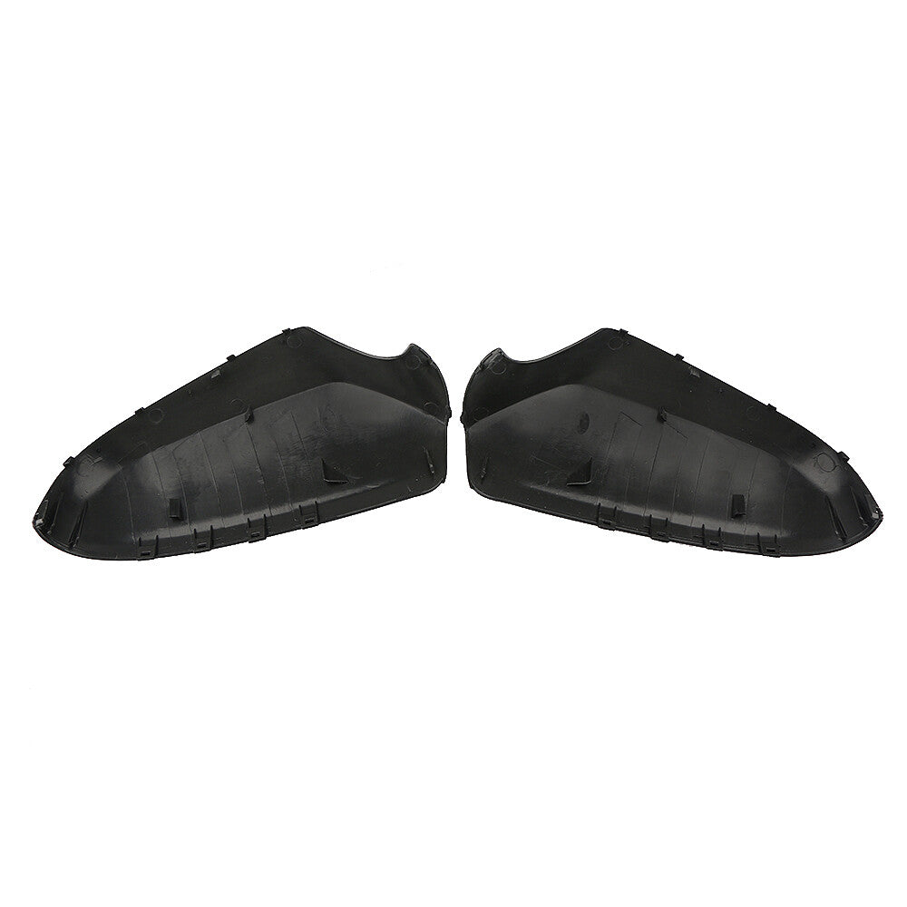 Pair Wing Door Mirror Cover for VAUXHALL ASTRA 2004-2009 Gloss Black Left+Right