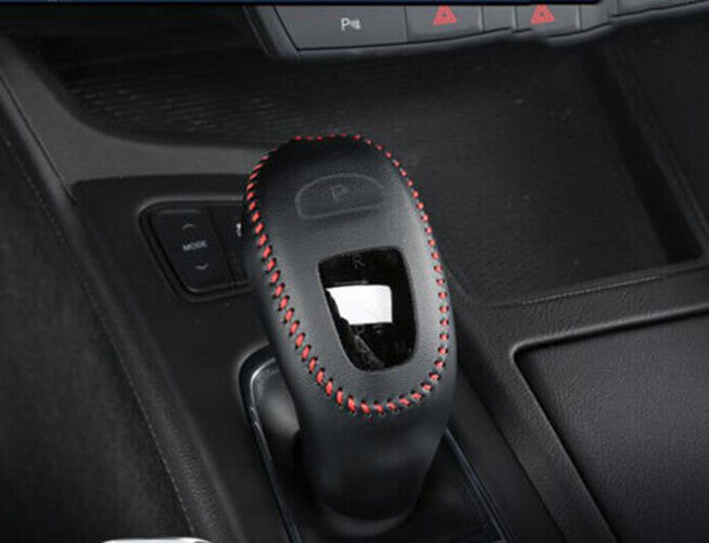 2020-2022 for Cadillac CT5 Black Leather Central Console Gear Shift Knob Cover