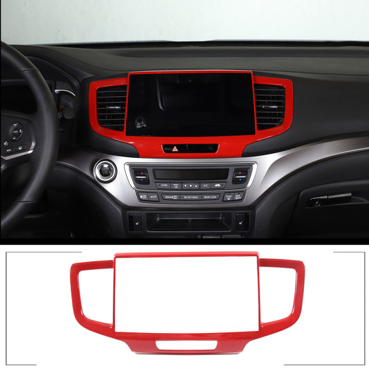Red carbon fiber gear shifter cap trim for Toyota Supra A90 2019-2022