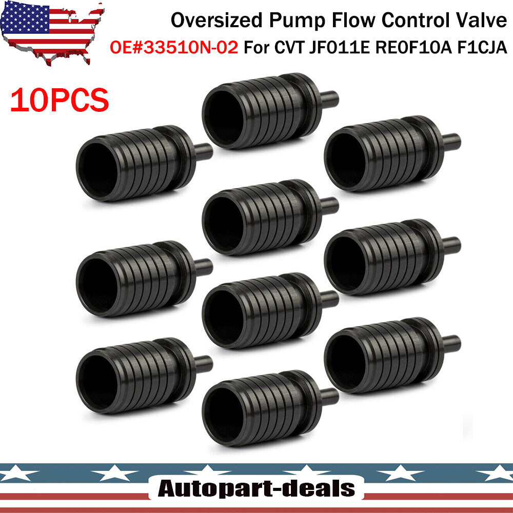 10Pcs 33510N-02 NEW CVT JF011E RE0F10A F1CJA For Pump Flow Control Valve