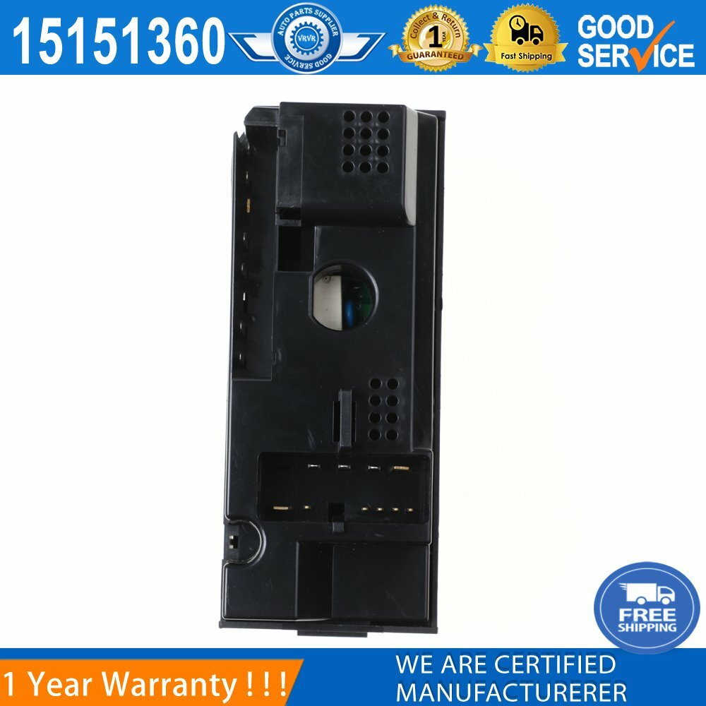 Power Window Master Switch for 1995-1999 for GMC for Chevrolet Suburban Electric 15151360
