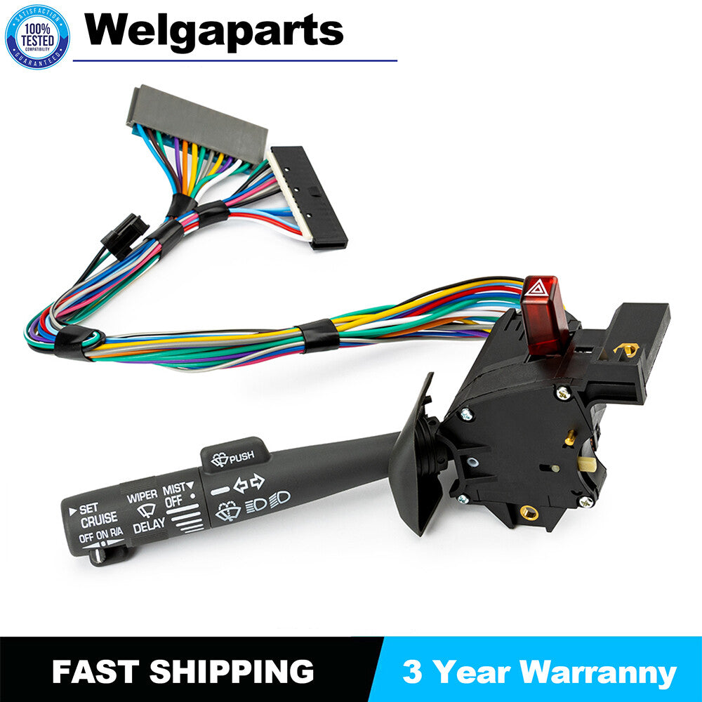 Cruise Control Windshield Wiper Arm Turn Signal Lever Switch for Chevy for GMC Truck